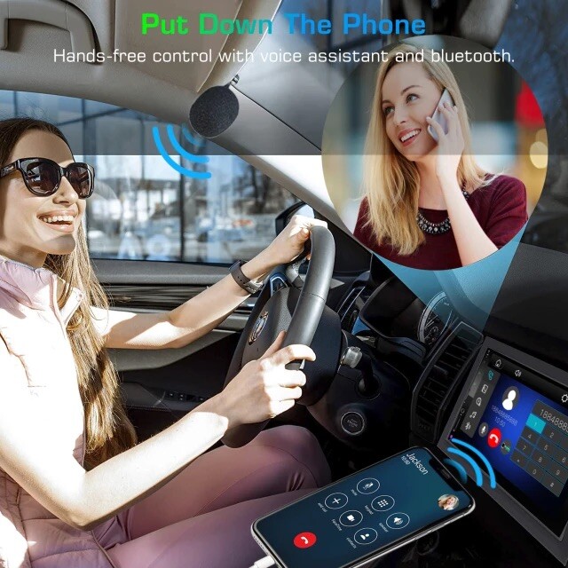 7 inch Touchscreen MP4 MP3 apple car play double din car stereo radio