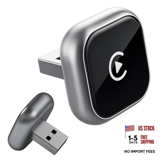2026 Latest Wireless CarPlay & Android Auto Dongle 2 in 1 Auto Connect S42