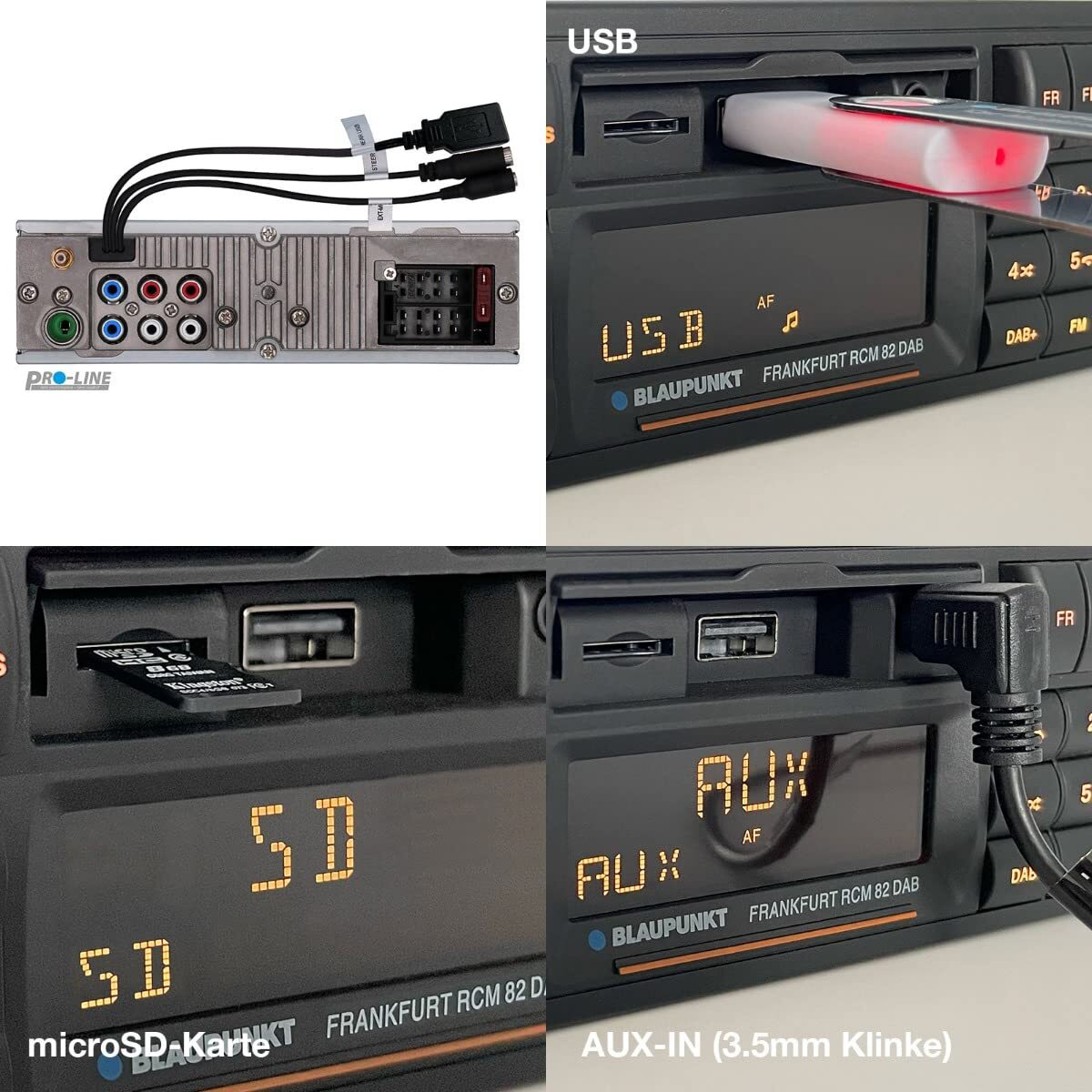 Blaupunkt Frankfurt RCM 82 DAB Retro Style Car Bluetooth Radio BRAND NEW MODEL