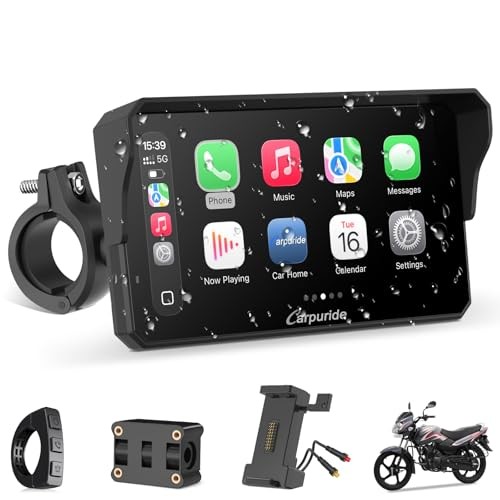 W602S PRO Motorcycle Carplay & Android Auto with Type-C Port, 6.25″
