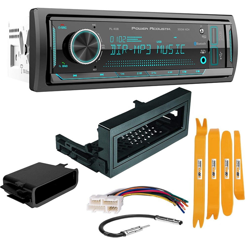 Single Din AM/FM Receiver Bluetooth Car Stereo for 1995-2002 C/K 1500 GMC Sierra