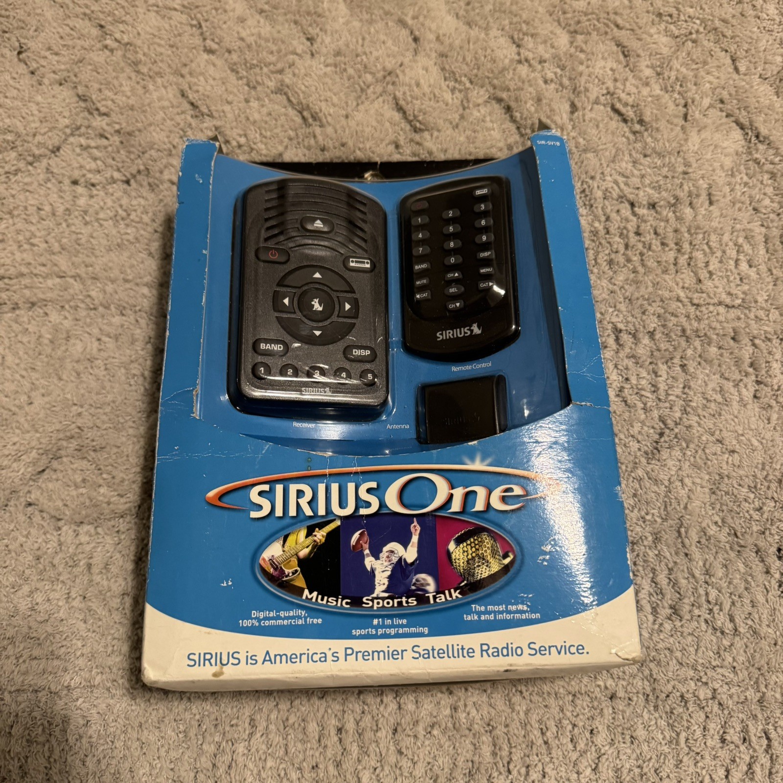 Sirius Satellite Radio Sirius One SV1 All In One with Remote Control New Sealed