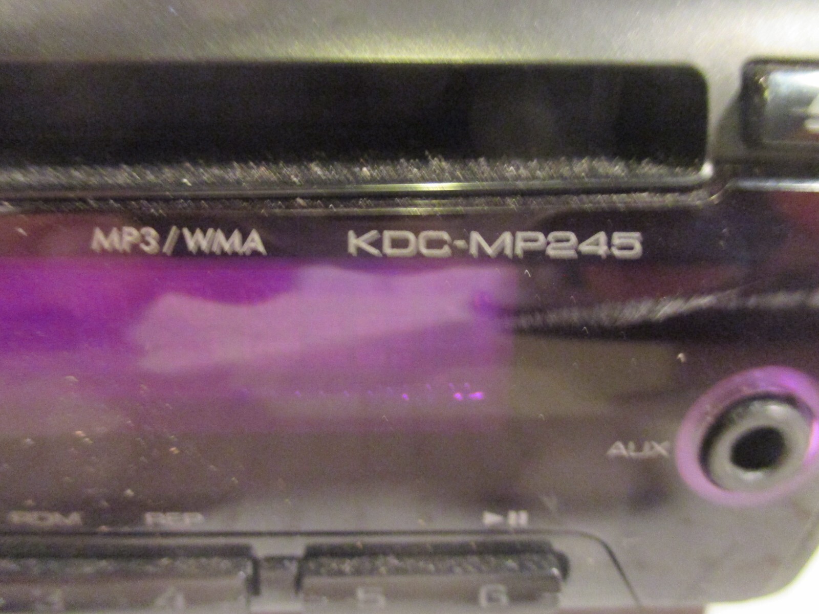 Kenwood KDC-MP245 CD MP3 Receiver Stereo Head Unit no harness