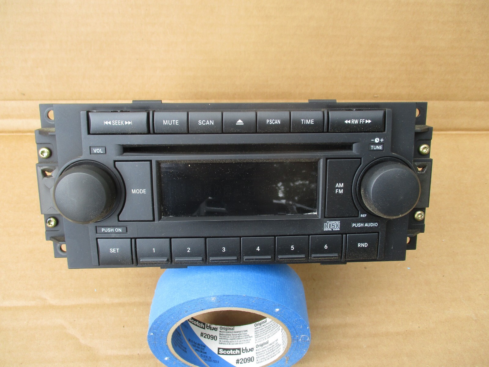 204 2005 2006 2007 jeep dodge chrysler radio am fm cd player removed 12 years ag