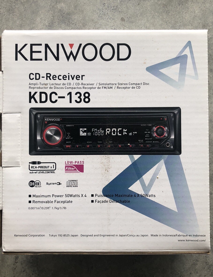 Kenwood Stereo/CD Receiver And Speaker Package (Kenwood PKG 138A)
