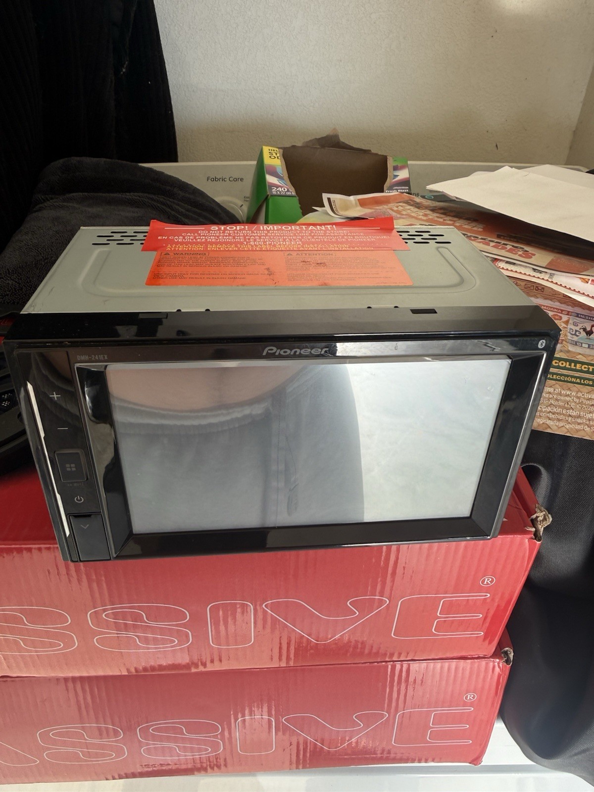 Pioneer DMH-241EX 2 DIN Touchscreen Digital Media Receiver Head Unit (No CD)