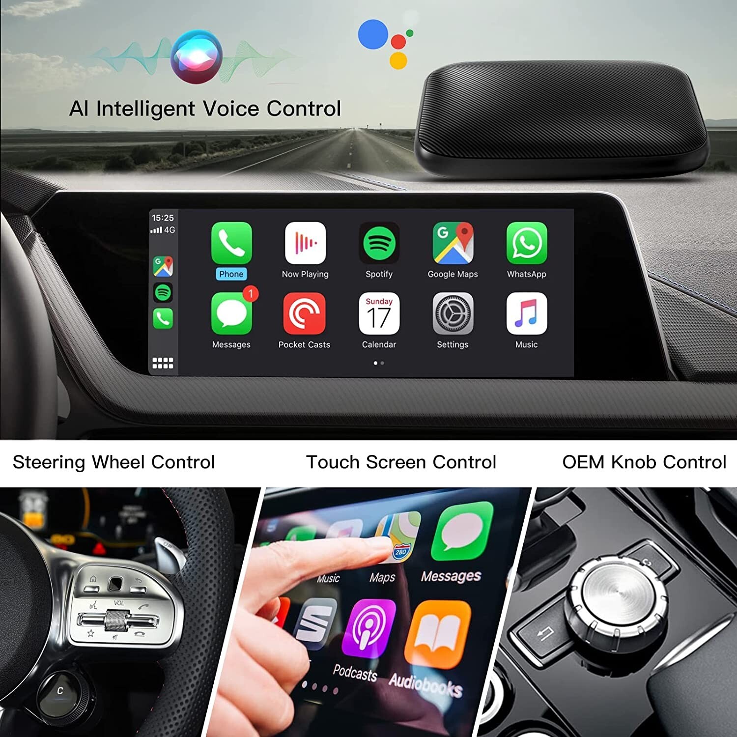 Deep Discount sell on Amazon for $110, Wireless CarPlay Adapter with Netflix