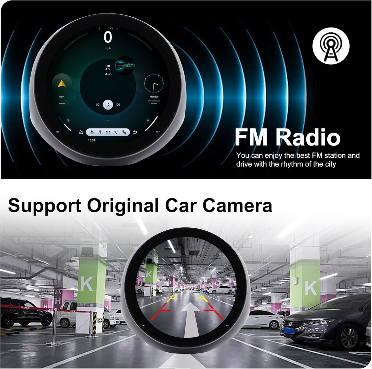 11.7″ For BMW Mini F60 2017-2023 Android Car Stereo Radio Carplay GPS Navi 64GB