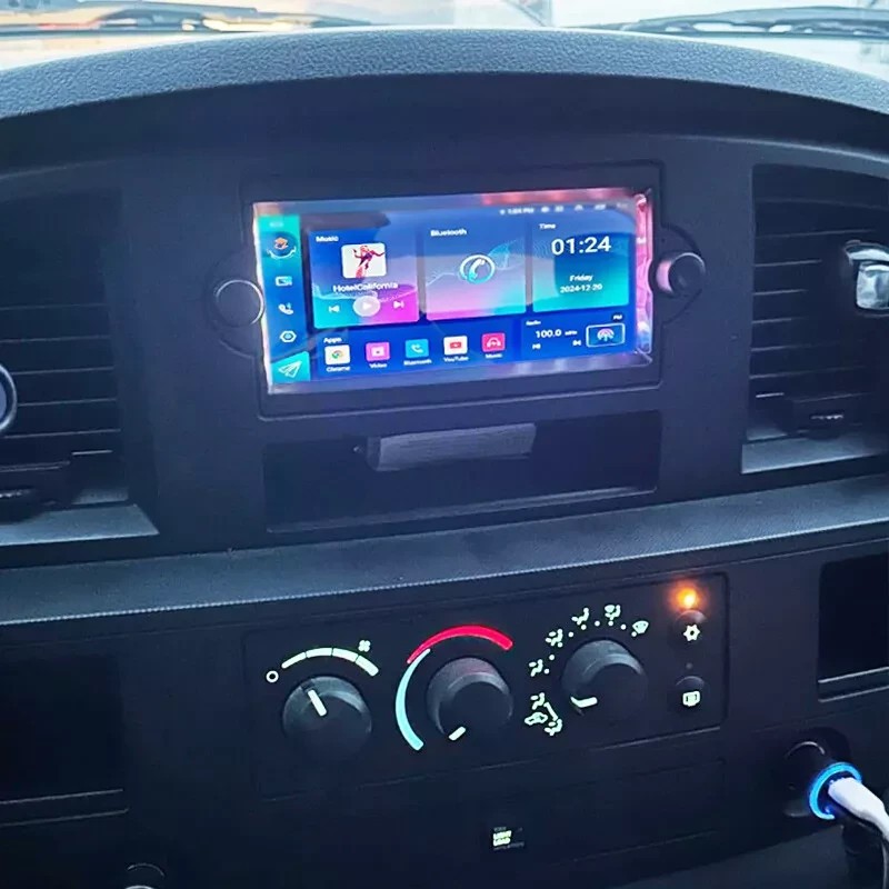 Radio Stereo Wireless Carplay GPS Maps Navi Touch Screen For Dodge Jeep Chrysler
