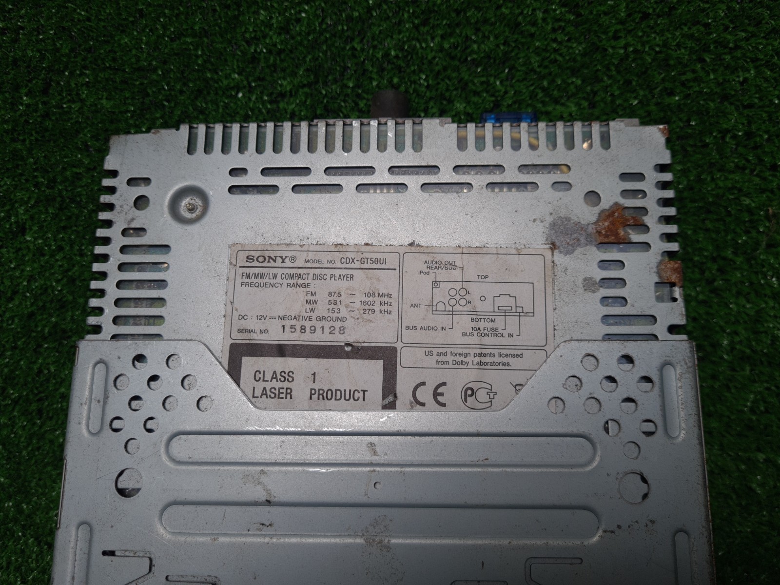 Sony Cdx-gt50ui Sony Cdxgt50ui Car Radio Cut Cable Broken Screen Check Photos