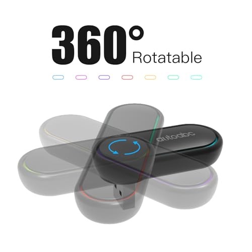 Wireless CarPlay/Android Auto 360 ° Rotation Mini Plug and Play Black