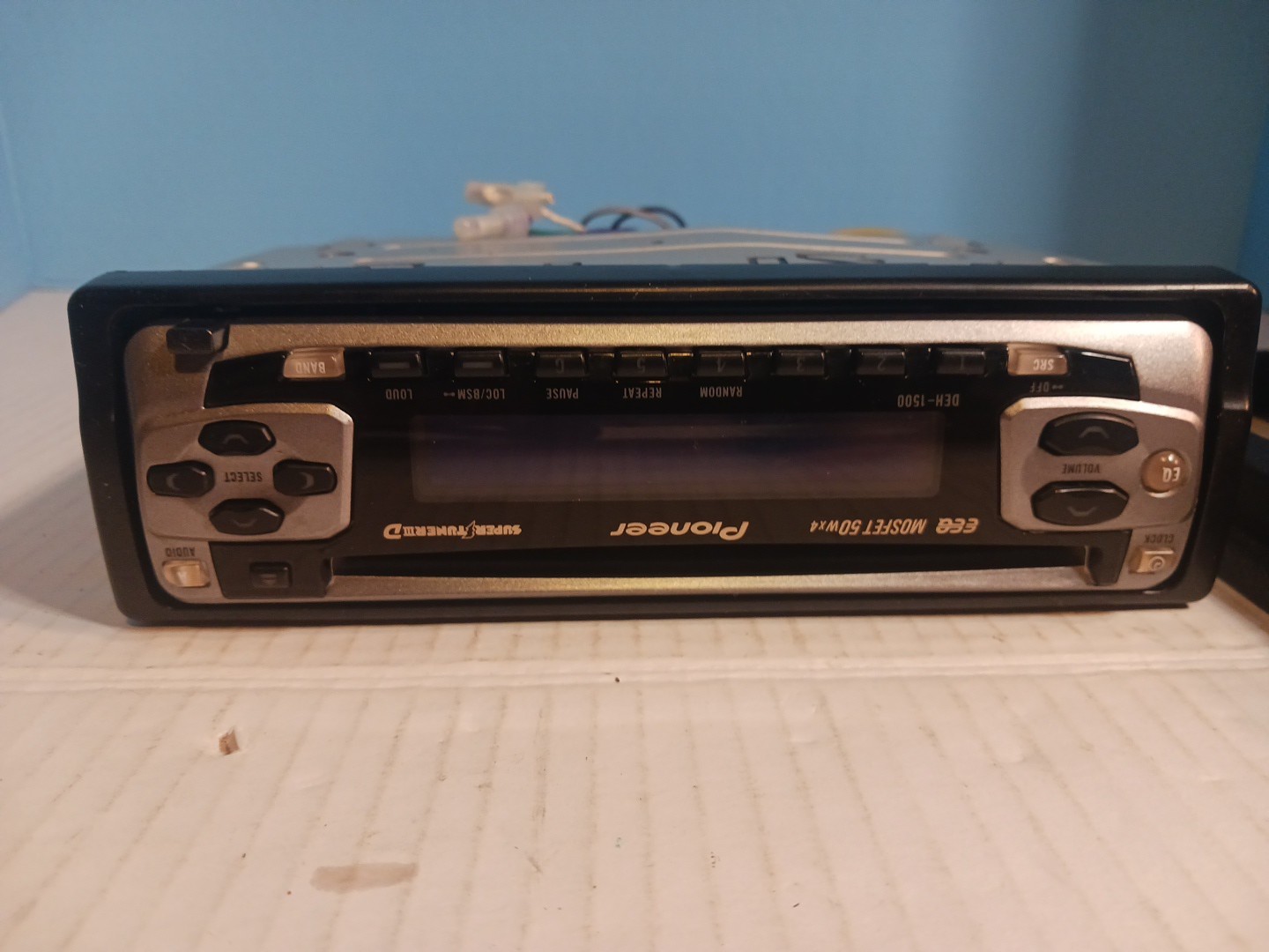 VINTAGE Pioneer DEH-1500 CD Player In Dash Receiver Mosfet ECQ Electronics Cars