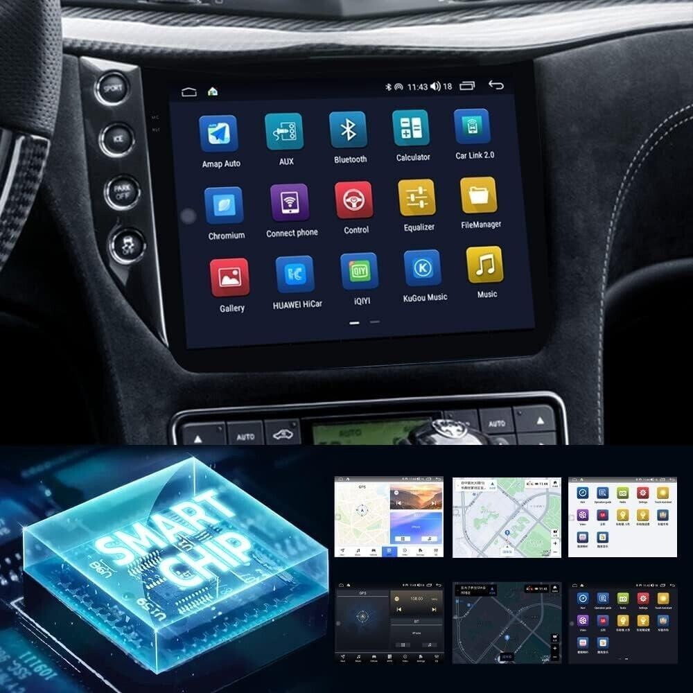 10.4″ For Maserati GT GranTurismo 2007-2020 6+128G CarPlay Car Stereo Radio GPS