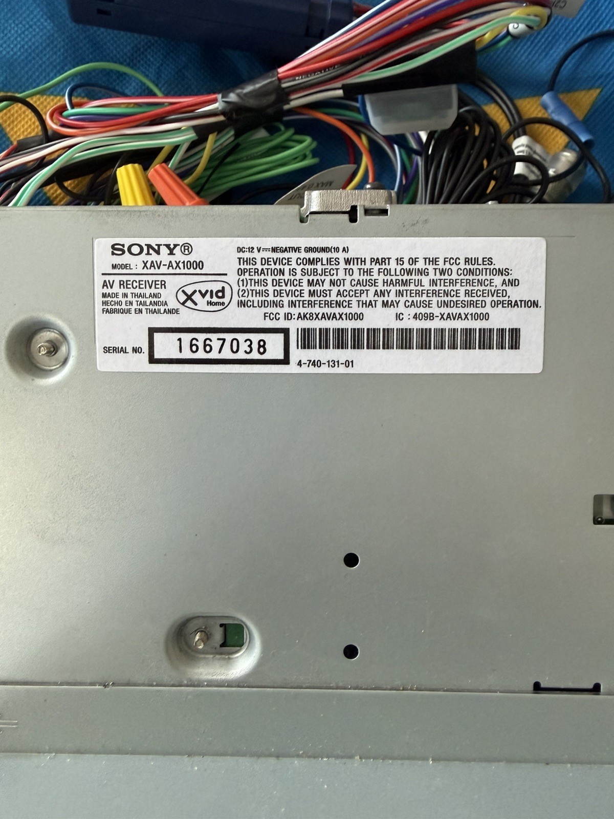 Sony XAV-AX1000 Head Unit with C2R-FRD1 Radio Replacement Interface