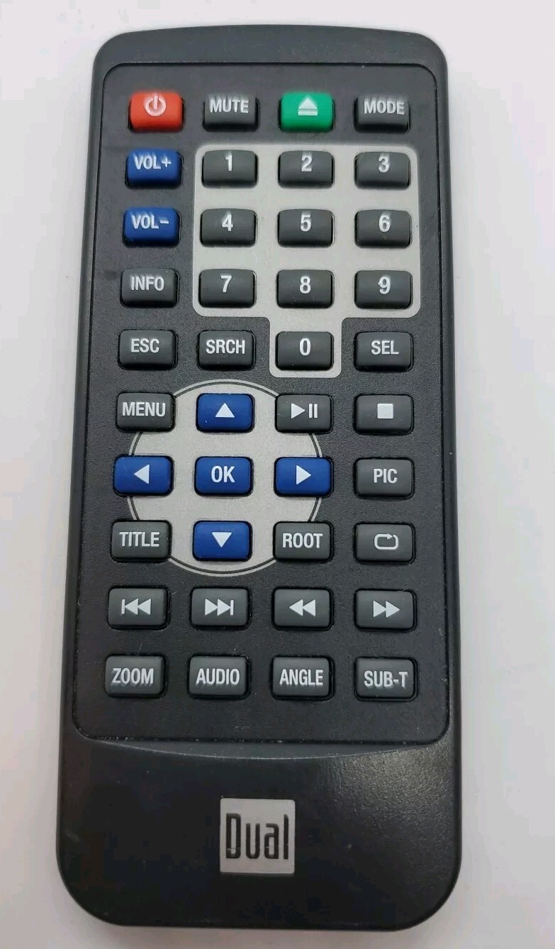 Original Dual ARCDVD40 Remote Control