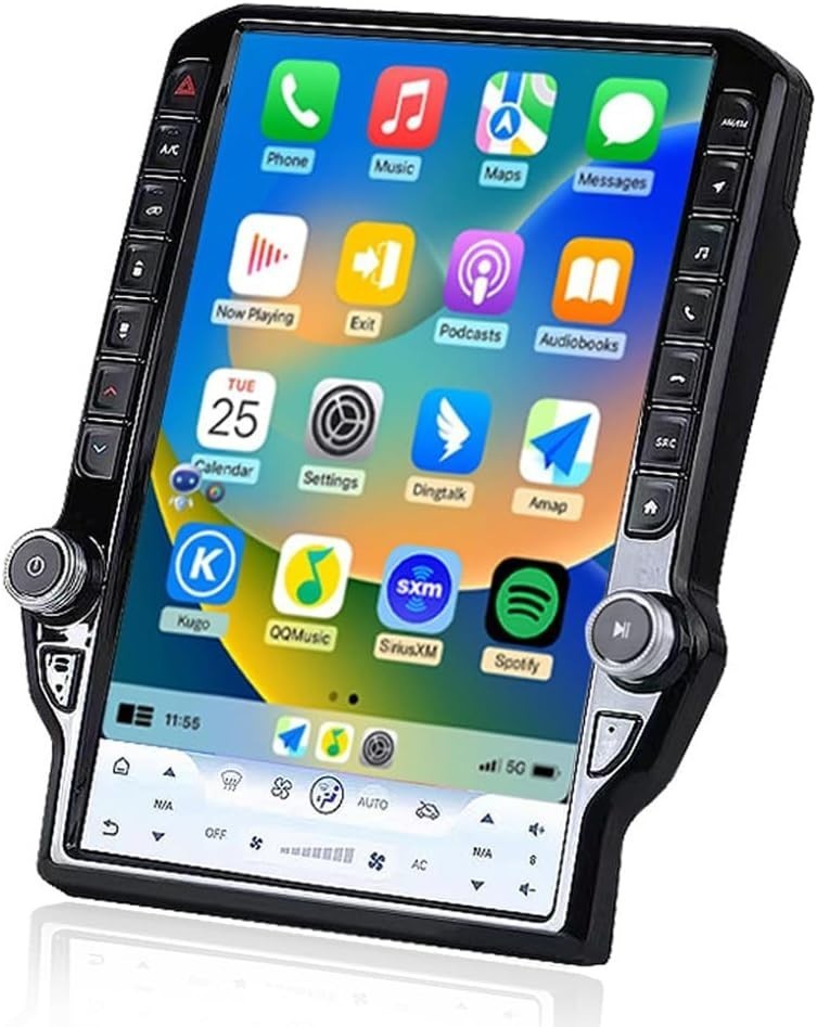 14.5″ For Dodge RAM 2013-2018 Car GPS Radio Navigation Stereo 8G+128GB Carplay