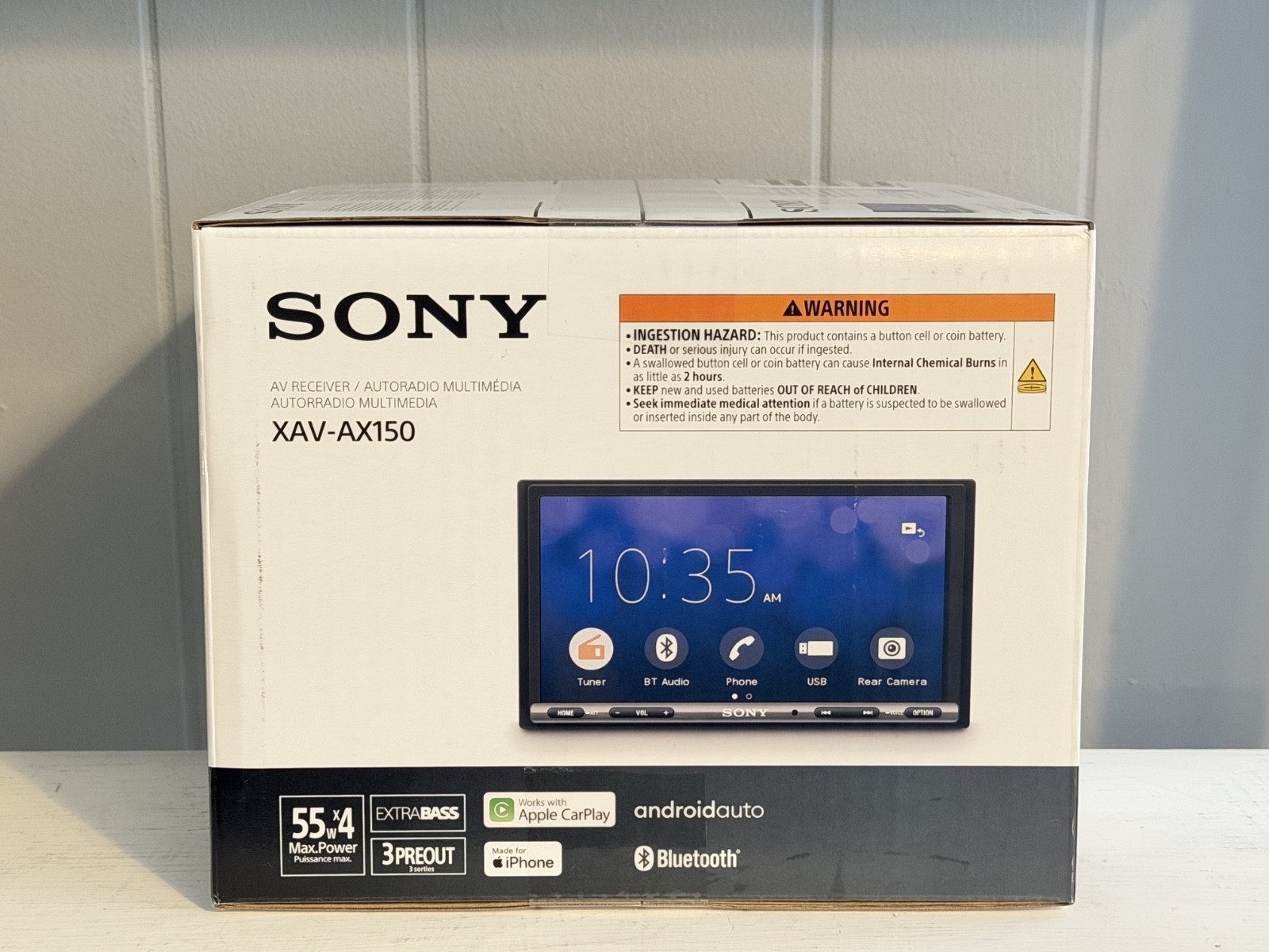 Sony XAV-AX150 6.95″ Apple CarPlay Android Auto Bluetooth NEW SEALED FAST SHIP⚡️