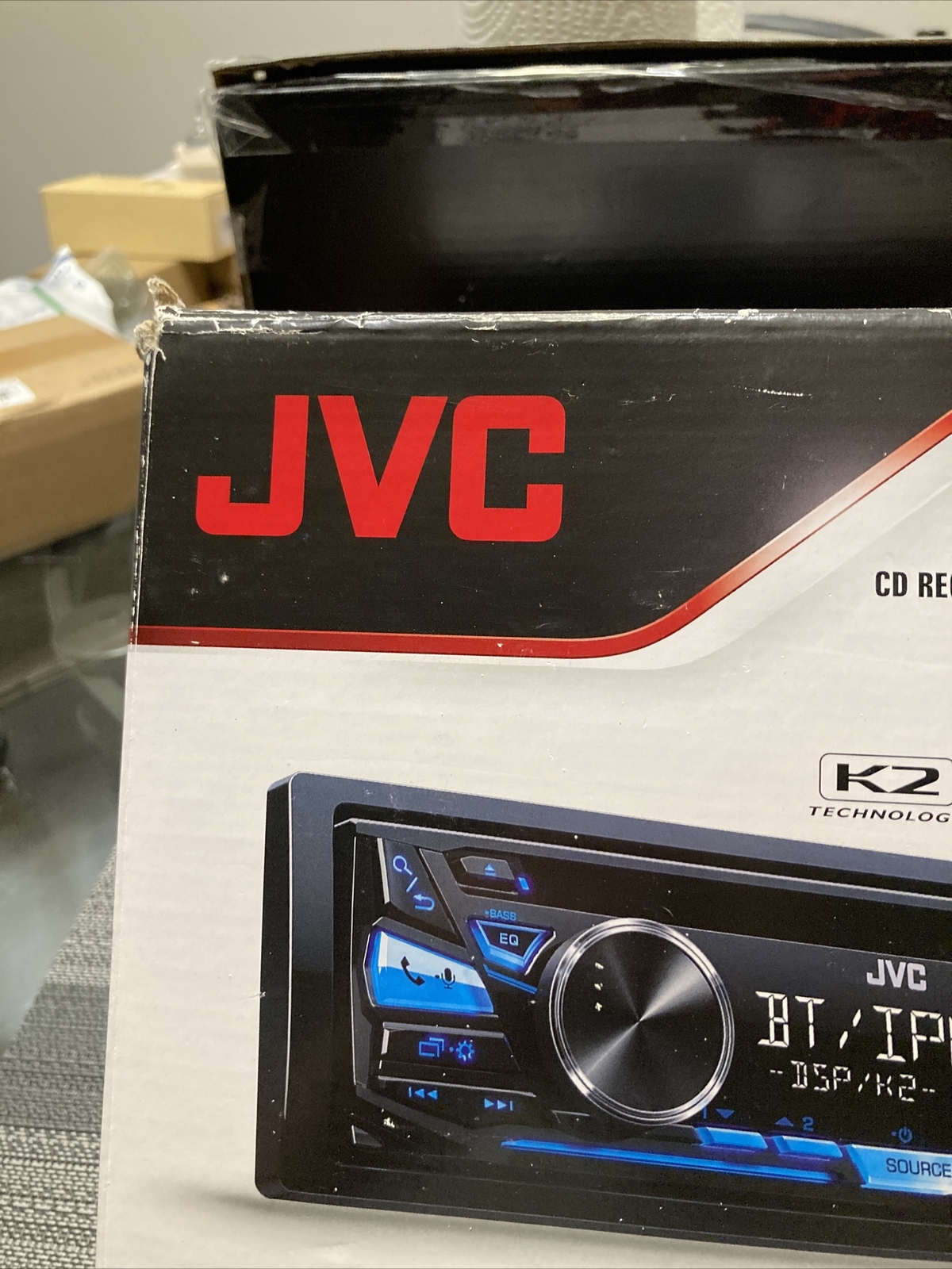 JVC KD-R880BT CD Player Bluetooth USB AUX EQ, HF @ AUDIO STREAMING OPEN BOX READ