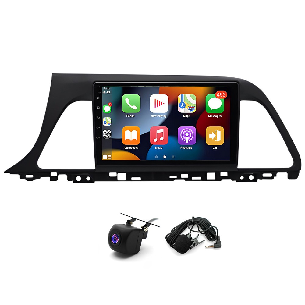 CAR RADIO STEREO ANDROID 13 APPLE CARPLAY GPS NAVI FOR HYUNDAI SONATA 2015-2017