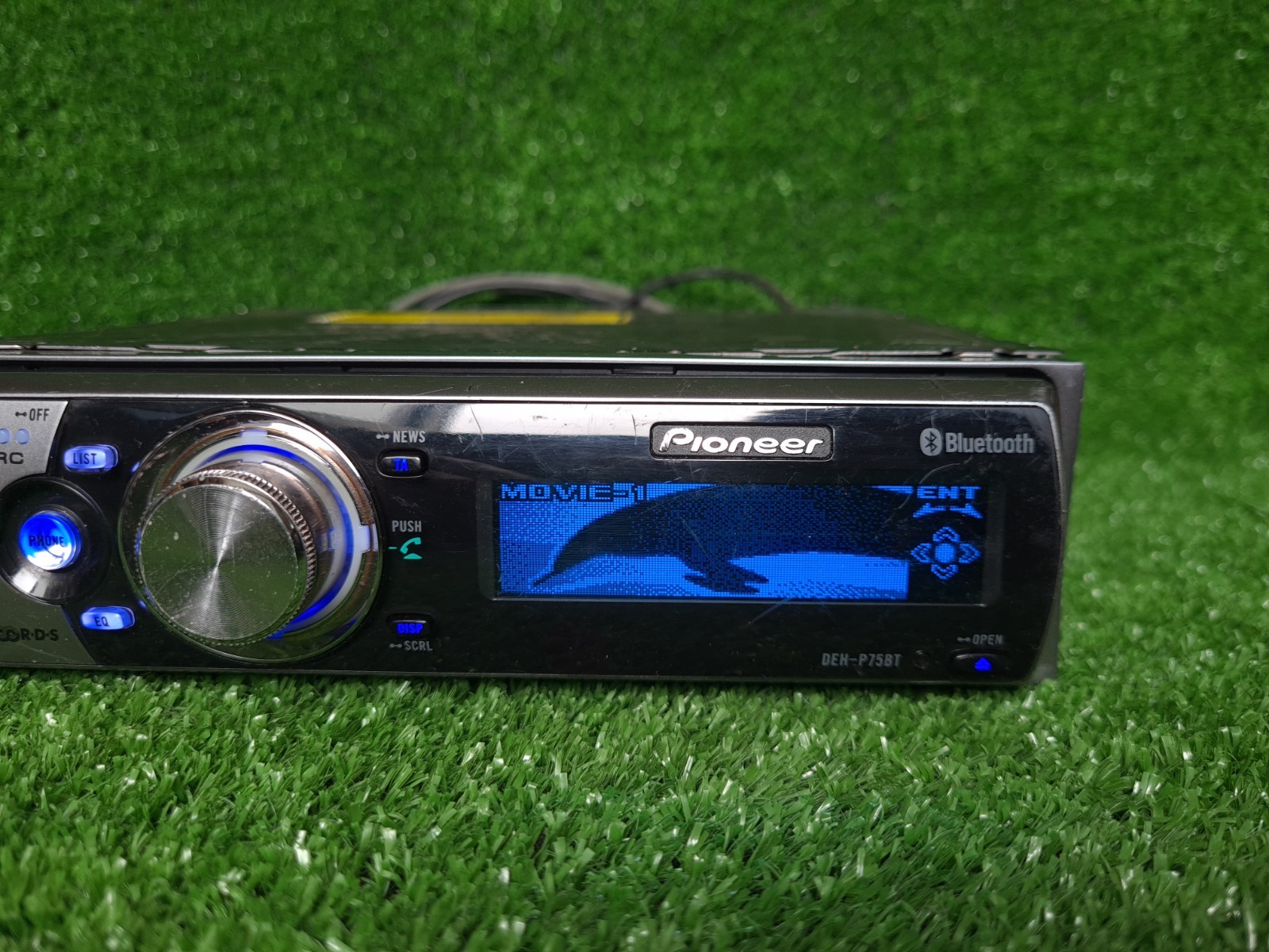 Pioneer Deh-p75bt Dehp75bt Car Radio Movie Dolphin Man Surfing Rocket Launching