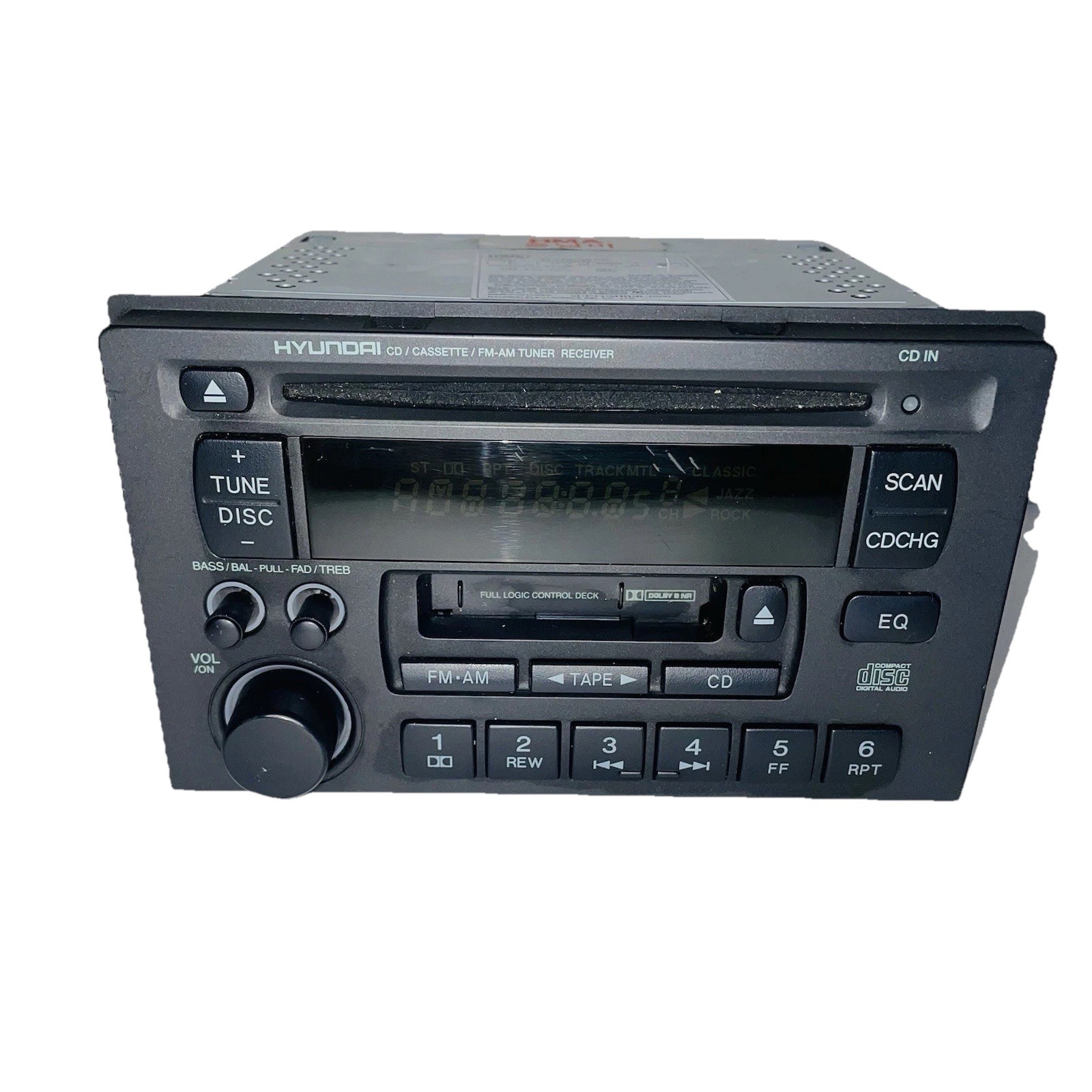 Hyundai XG 2001 2002 2003 Factory Radio Head Unit CD Tape Player OEM 961003L100