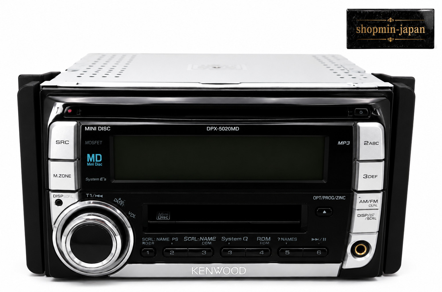 KENWOOD DPX-50MD 2DIN Car Audio CD MD Receiver AUX AM/FM JDM Japan Used
