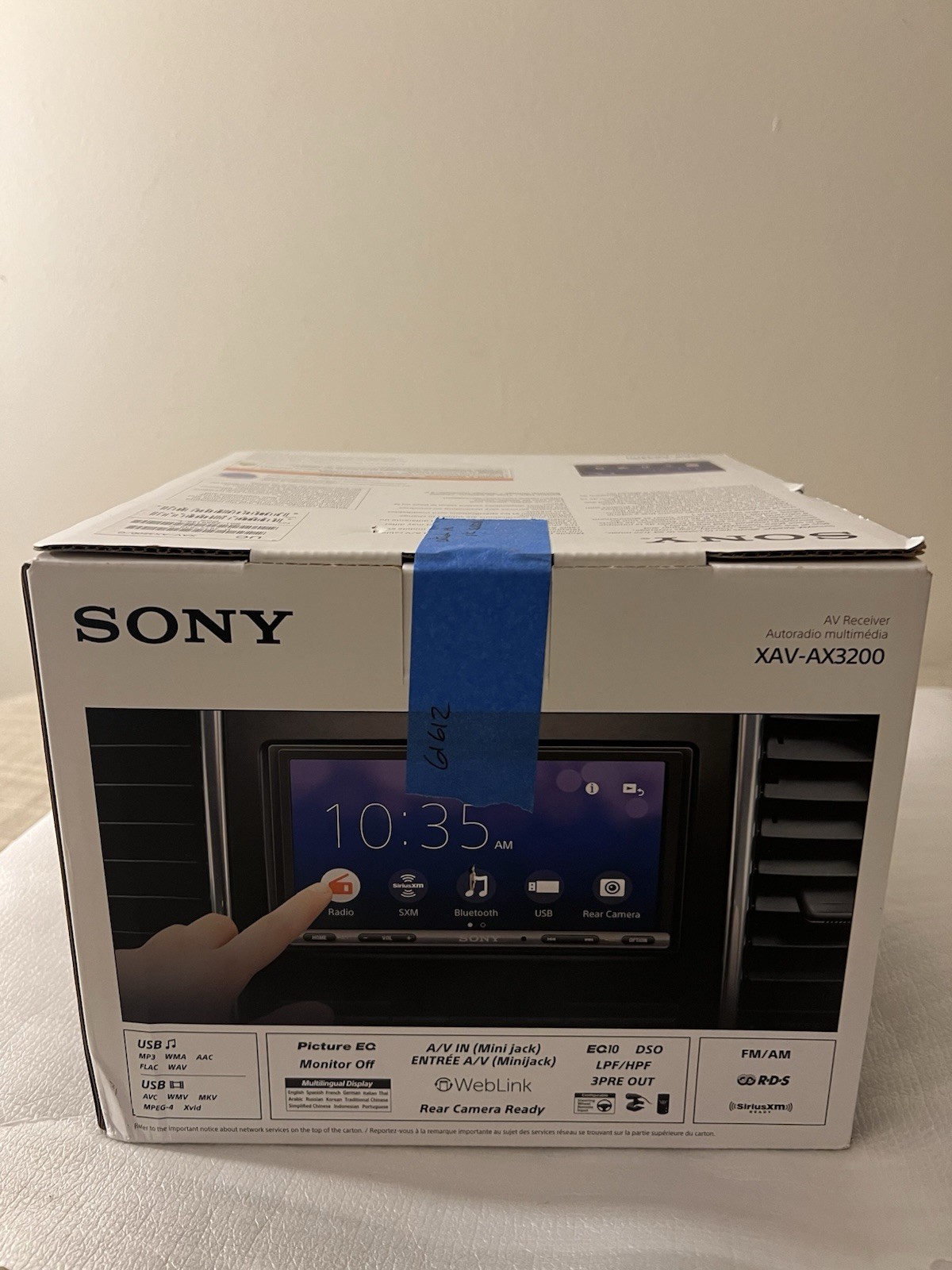 Sony XAV-AX3200 AV Multi Media Receiver Car Stuck On Ok Screen Need Repair
