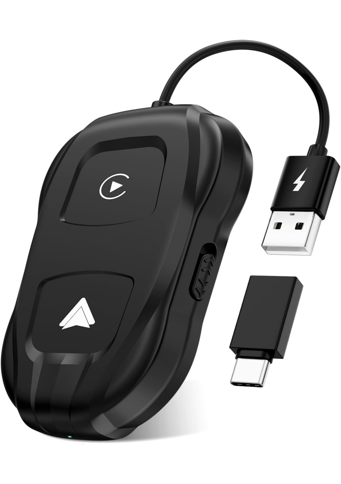 2-in-1 Wireless CarPlay Adapter & Android Auto 2024 Upgrade Dongle.