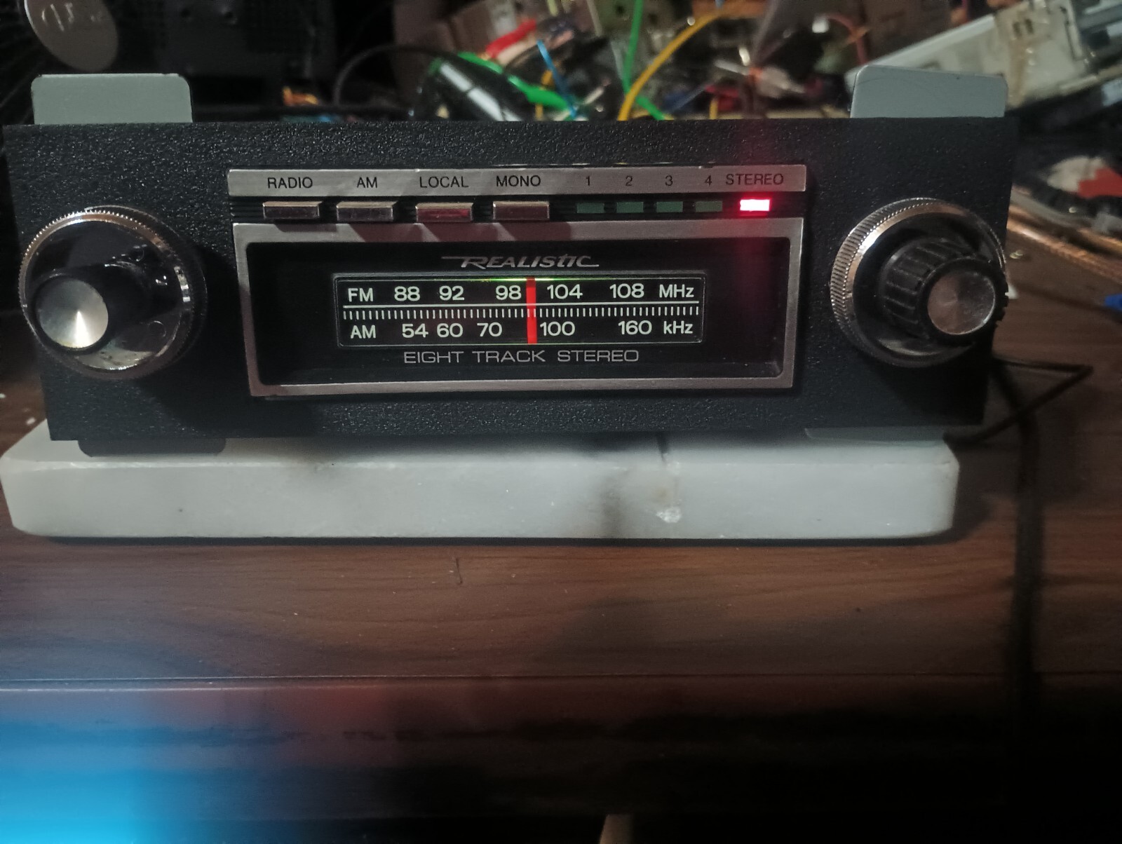 VTG Old School Realistic Combo 8 Track Car Stereo Graphic Equalizer Audio EQ