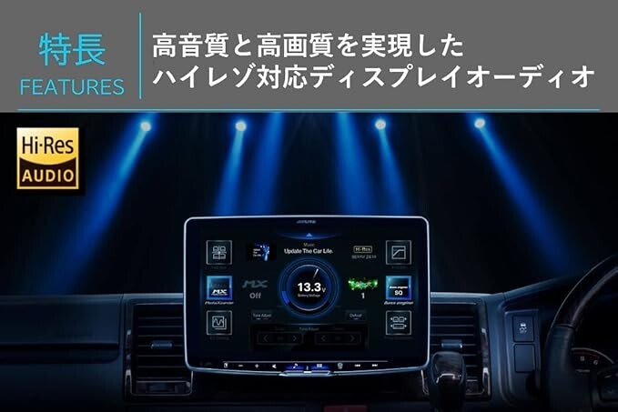 ALPINE 11 Display Big DA DAF11+Power Cable Set Audio Floating Wireless AppleCar