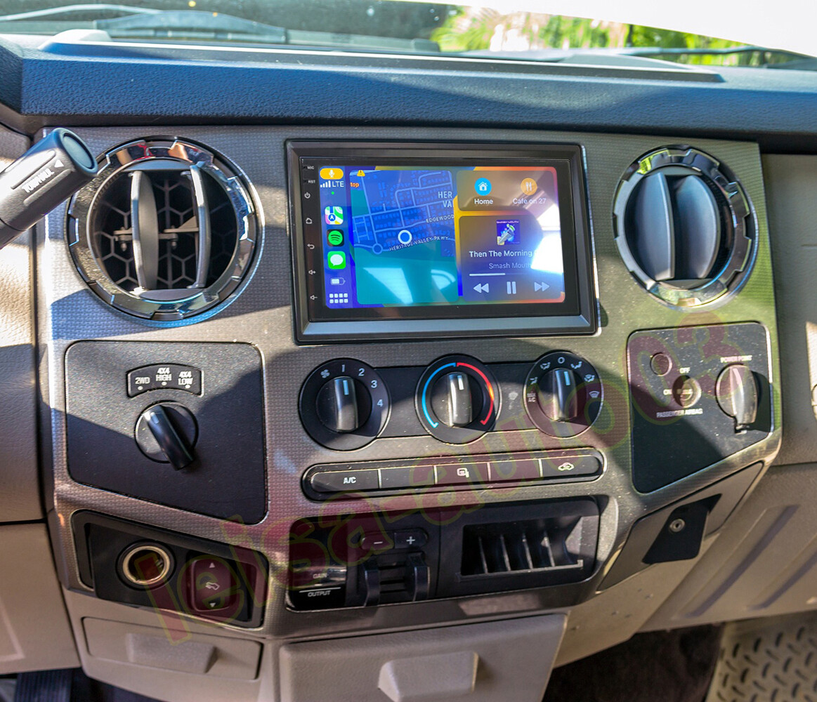 Car Radio Wireless CarPlay 2+64G Android 15 Navi Wi-Fi For 2004-2014 F250 F-350