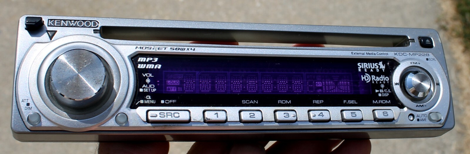 KENWOOD KDC-MP228 Car Stereo Removable FACEPLATE ONLY
