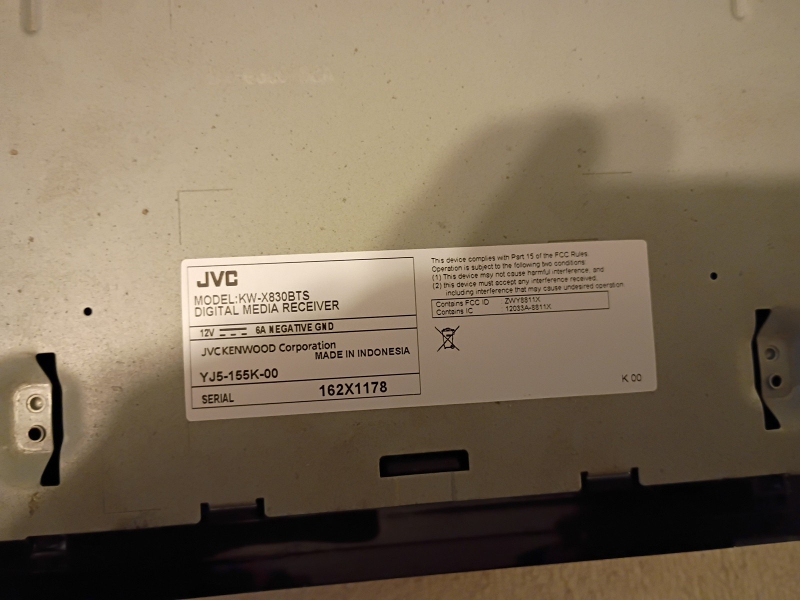 JVC KW-X840BTS Car Stereo Double DIN