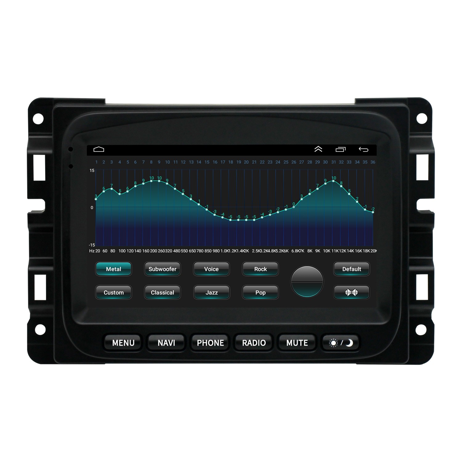 7in Car MP5 Player 4+32G WIFI FM RDS For Carplay Fit For Jeep Compass 2017-2020
