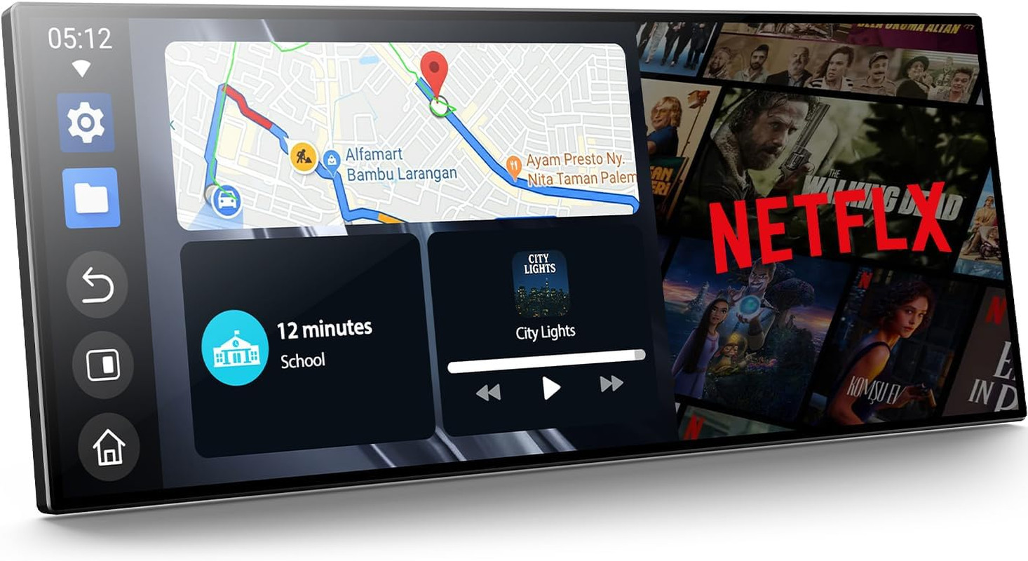 11″ Wireless CarPlay Android Auto Screen GPS Backup Camera Touchscreen