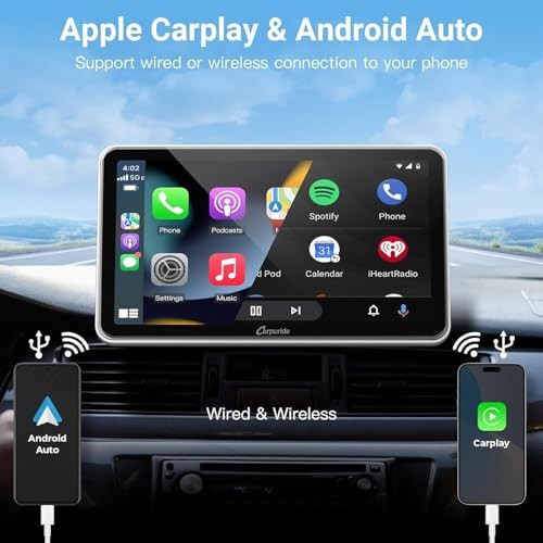Portable Wireless CarPlay Screen for Car- 7 Inch Car Play Screen 7 inch