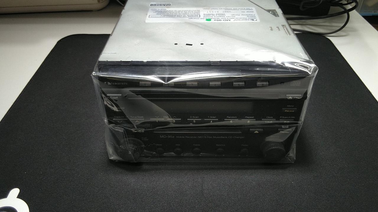 USED Car Audio CD/MD Player Head Unit Nakamichi MD-95Z