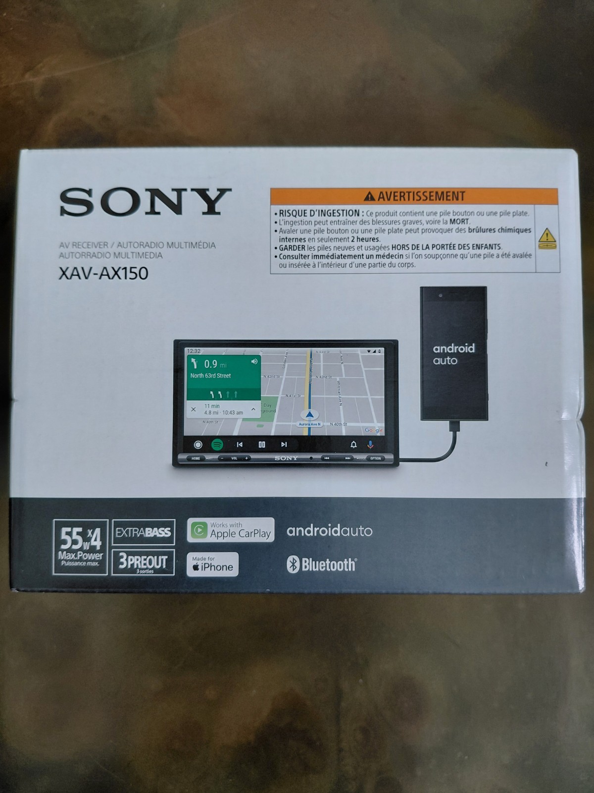 Sony XAV-AX150 6.95” Digital Media Receiver
