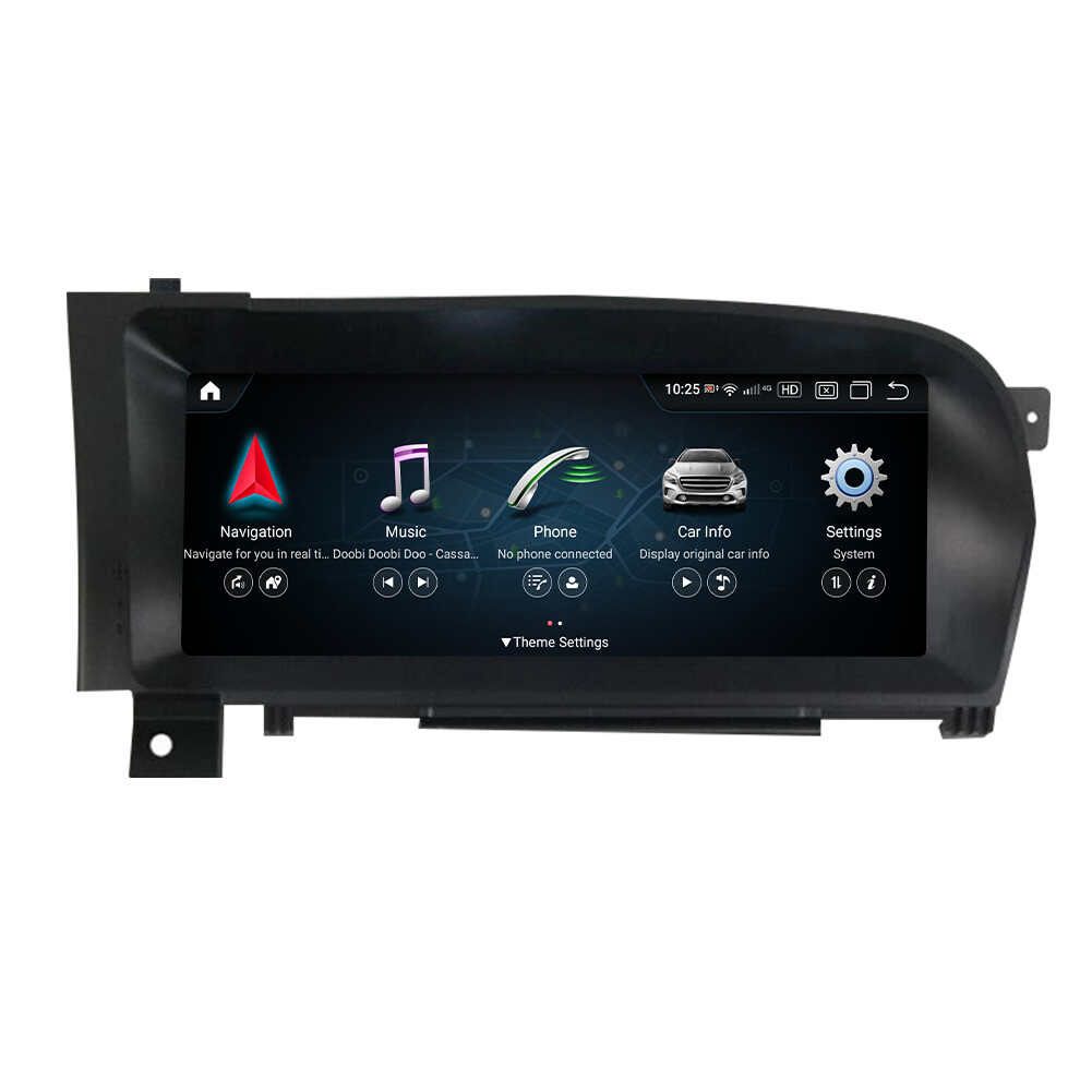 Car Multimedia CarPlay For Mercedes Benz S 2009-2012 NGT3.5 Video Player 4G+64GB