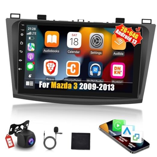[2G+64G] Car Radio for Mazda 3 2009-2013, Android Mazda 3 Stereo with 9 inch