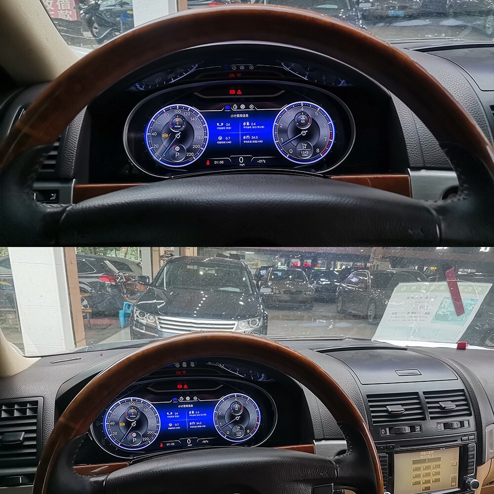 Car LCD Digital Cluster For Volkswagen Touareg 03-10 Instrument dashboard Virtua