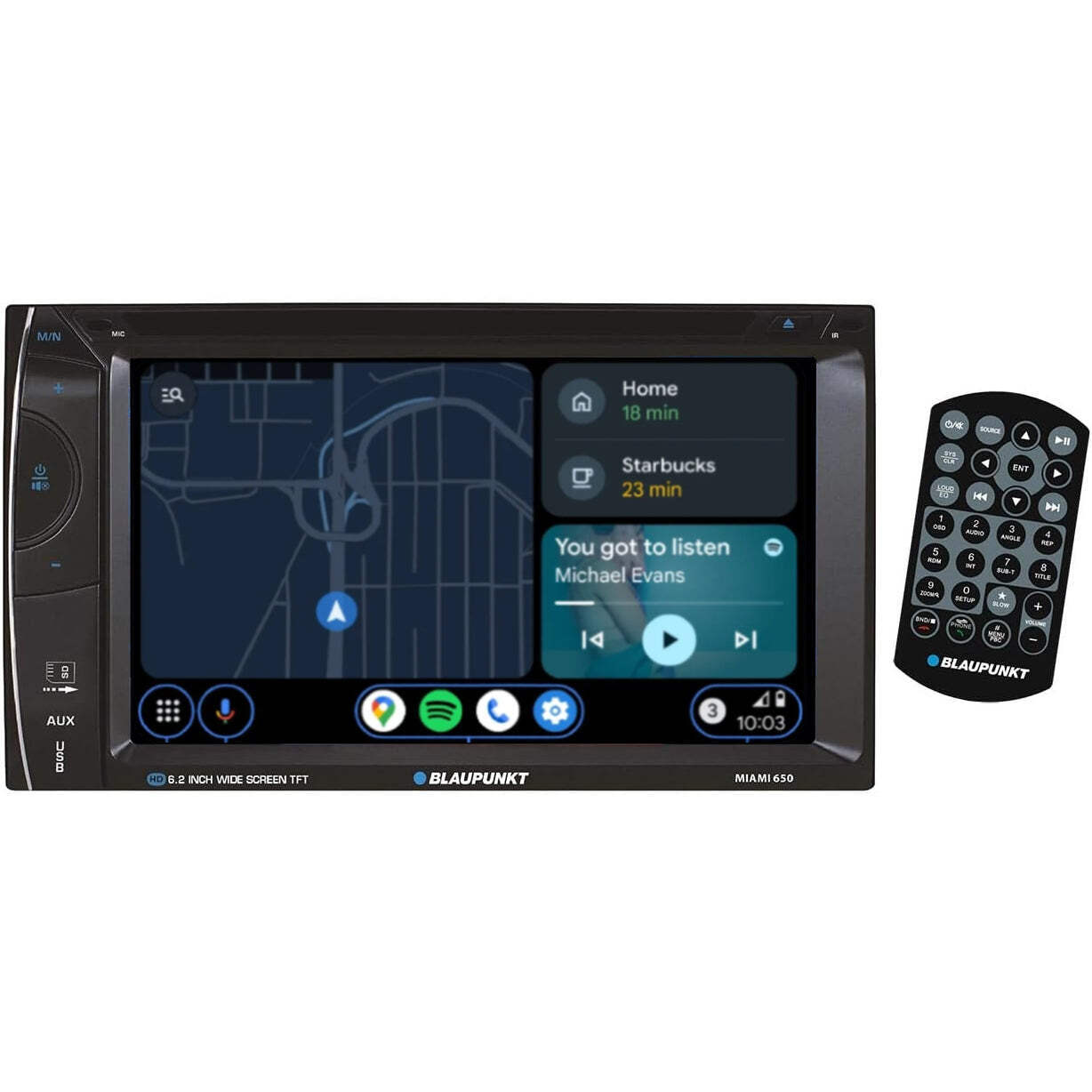 Blaupunkt MIAMI 650 Bluetooth Car Stereo with Android Auto / Apple CarPlay