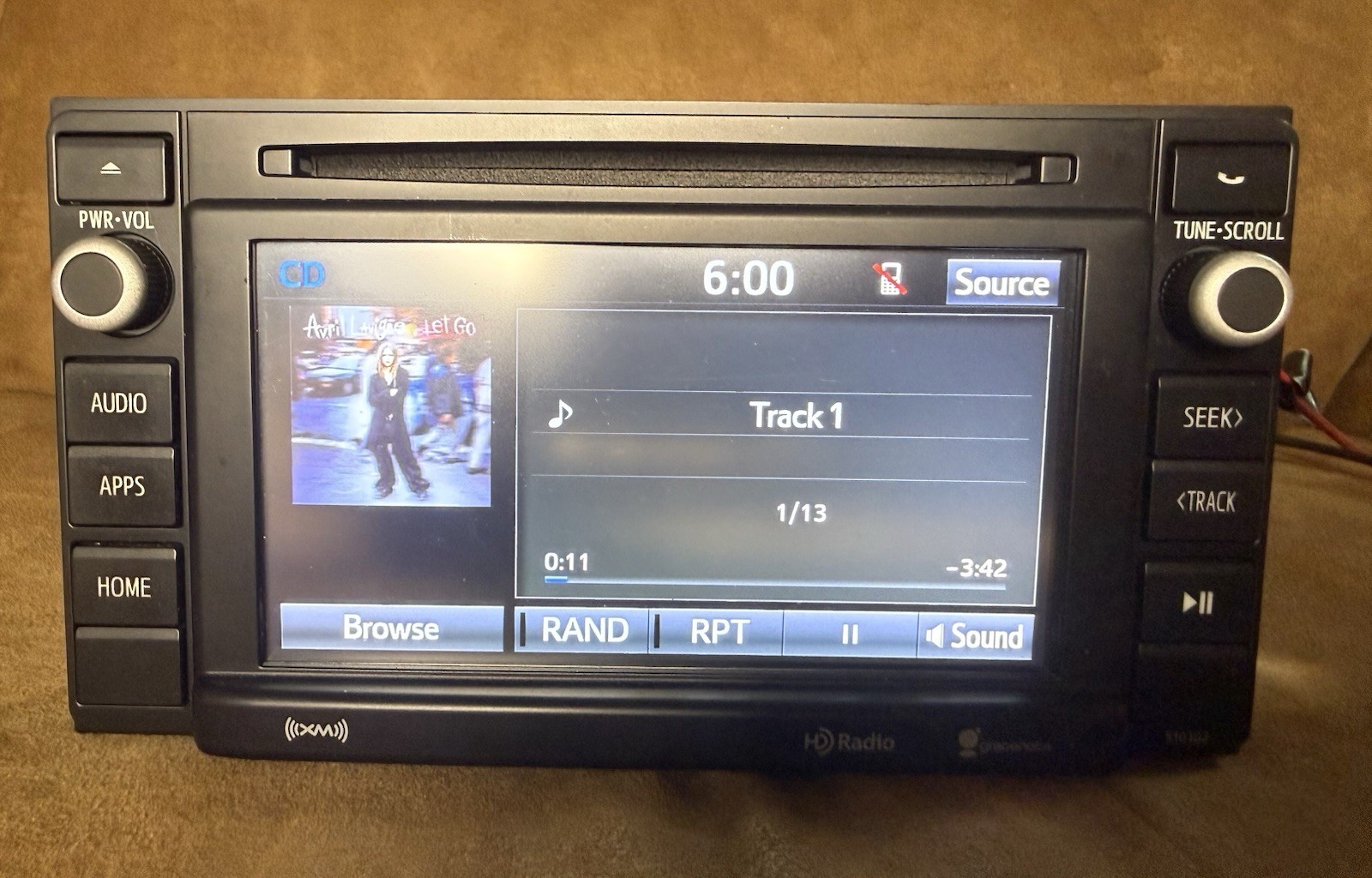 13-15 TOYOTA TACOMA 86140-04180 AM FM RADIO MP3 CD PLAYER 510102 OEM FACTORY
