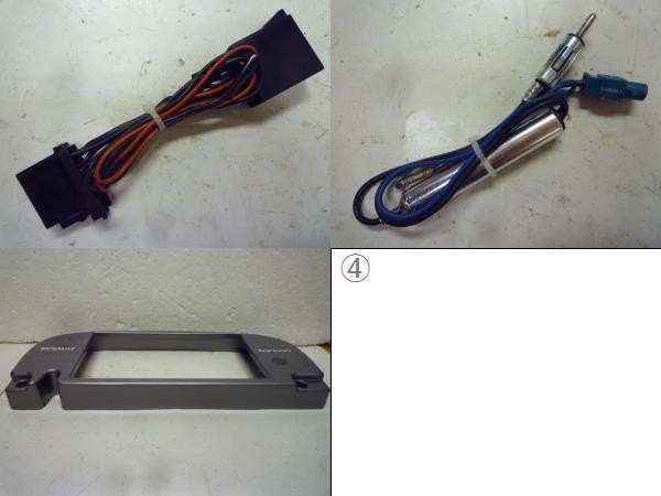 Renault Kangoo genuine 2DIN navigation installation kit/wiring Kangoo gray decor