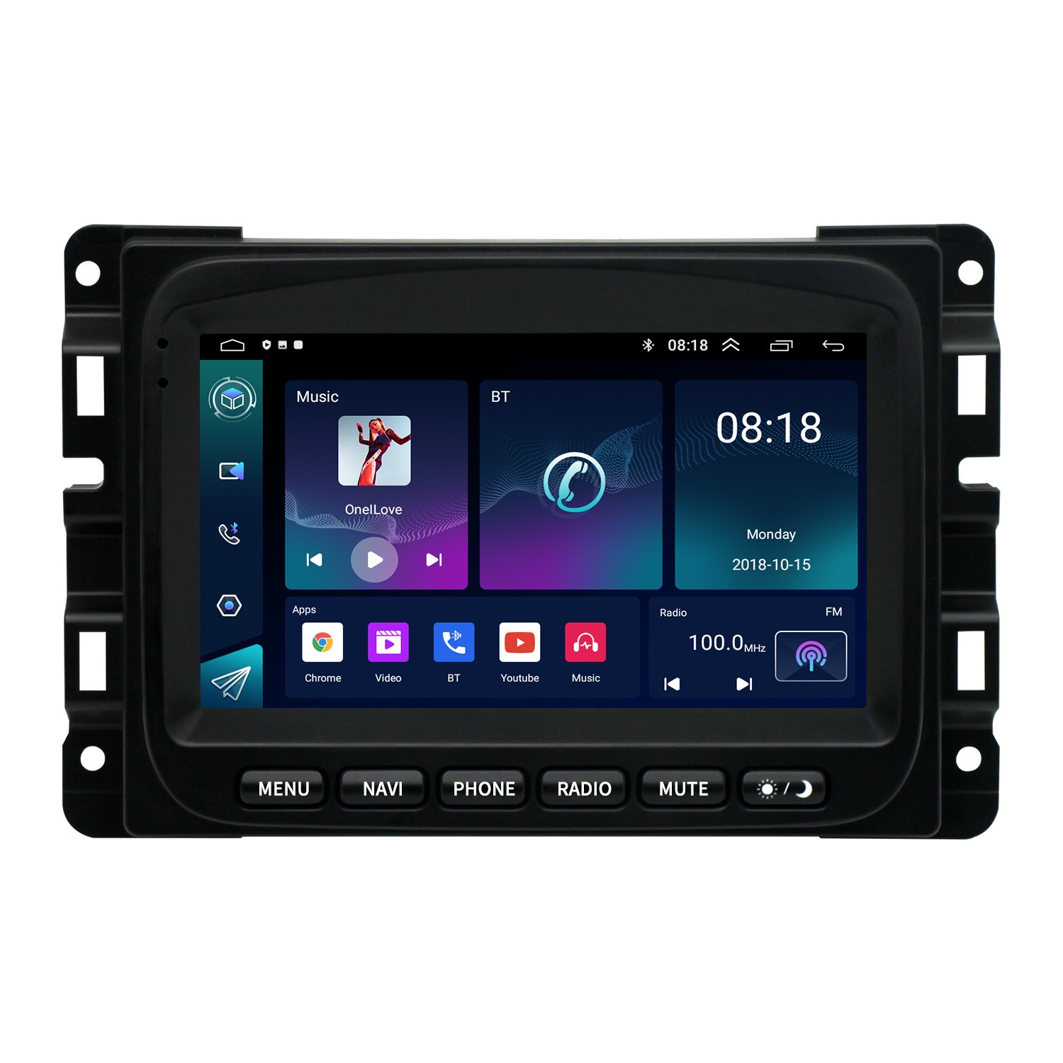 Android 15 Car Stereo Radio Navi For Apple Carplay Fit For Dodge RAM 2013-2018
