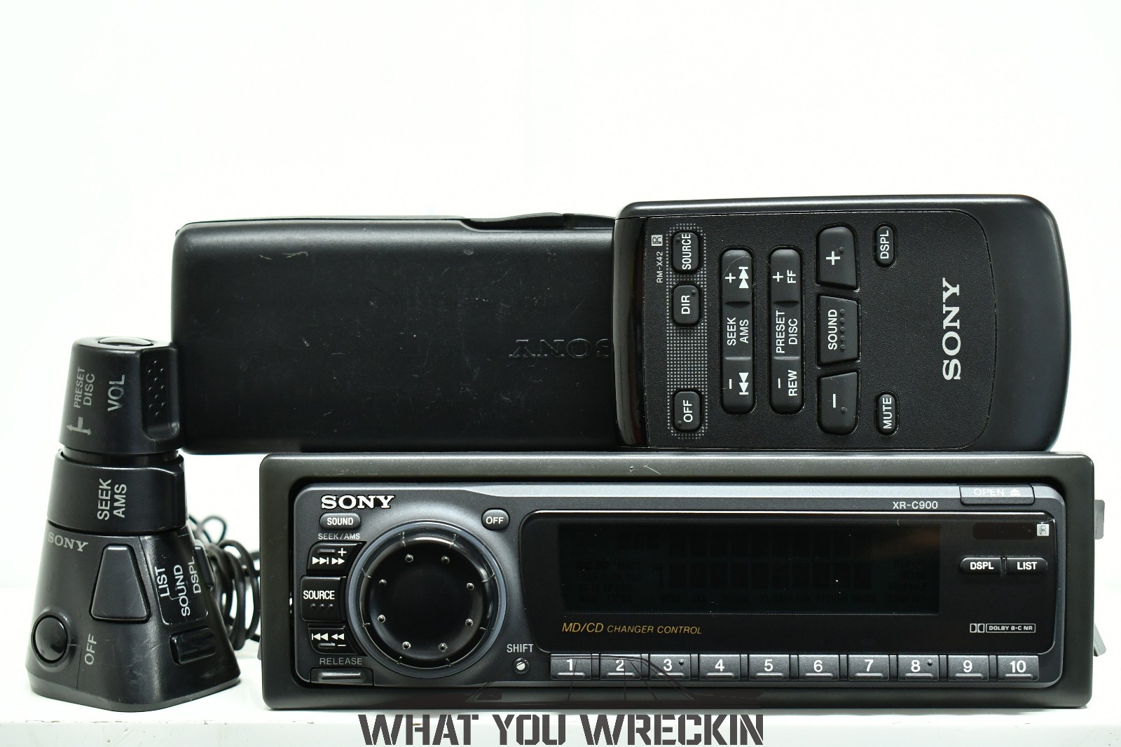 EXC: VINTAGE SONY CAR RADIO CASSETTE PLAYER HEADUNIT – XR-C900 + ORIGINAL BOX