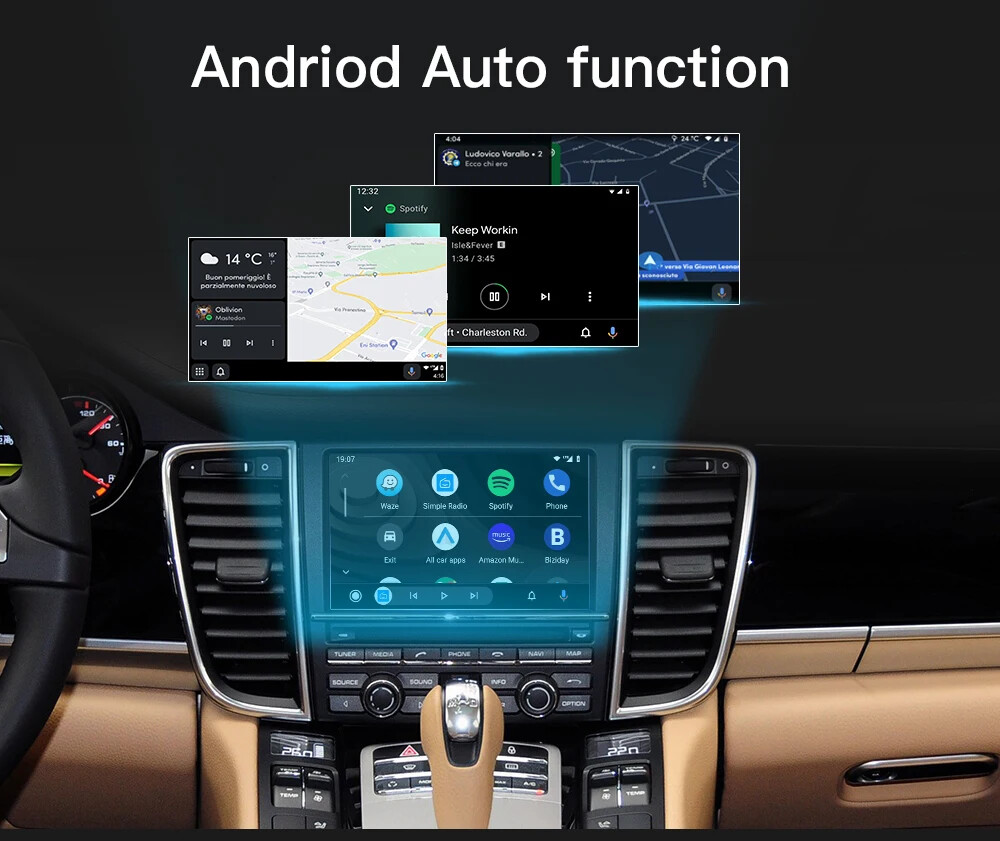 Wireless Carplay Android Auto Module for Porsche Panamera Cayenne Macan Cayman