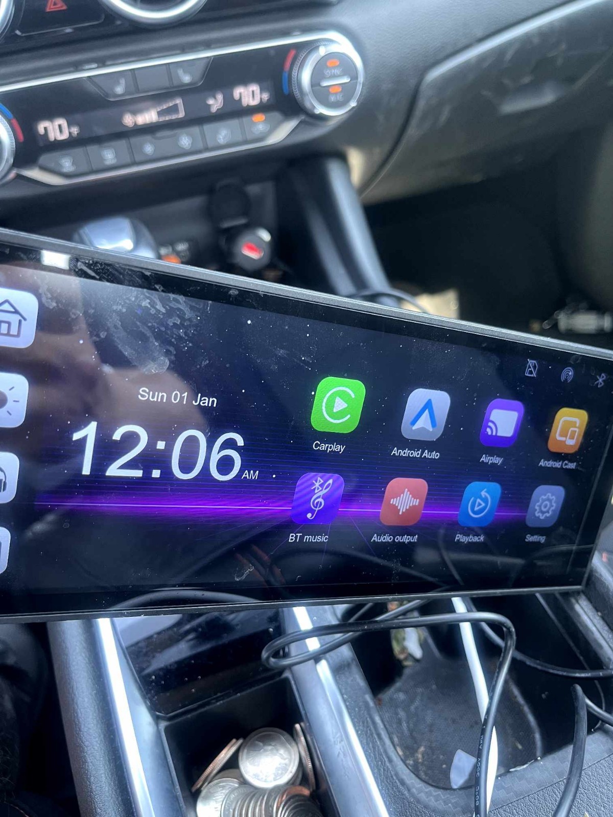 Wireless Carplay Portable Dashboard Console Model RC14