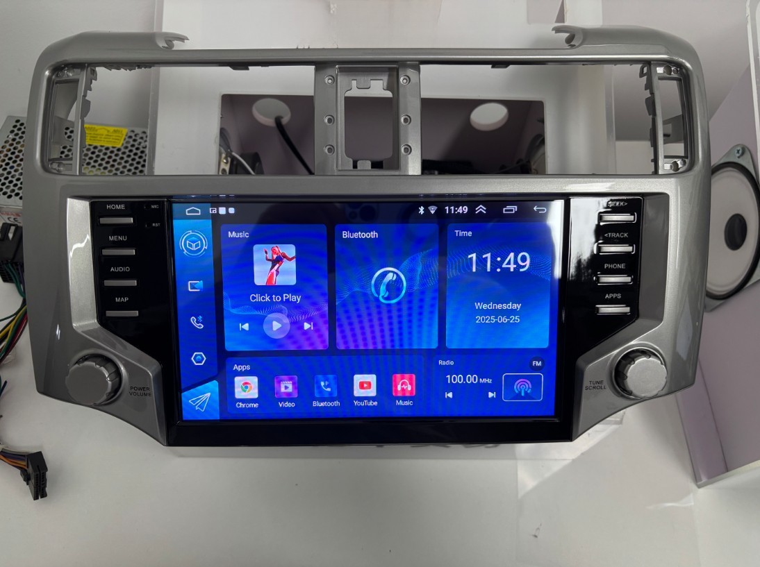 USED For Toyota 4Runner 2010-2021 Android Car Radio Stereo BT Carplay AHD GPS