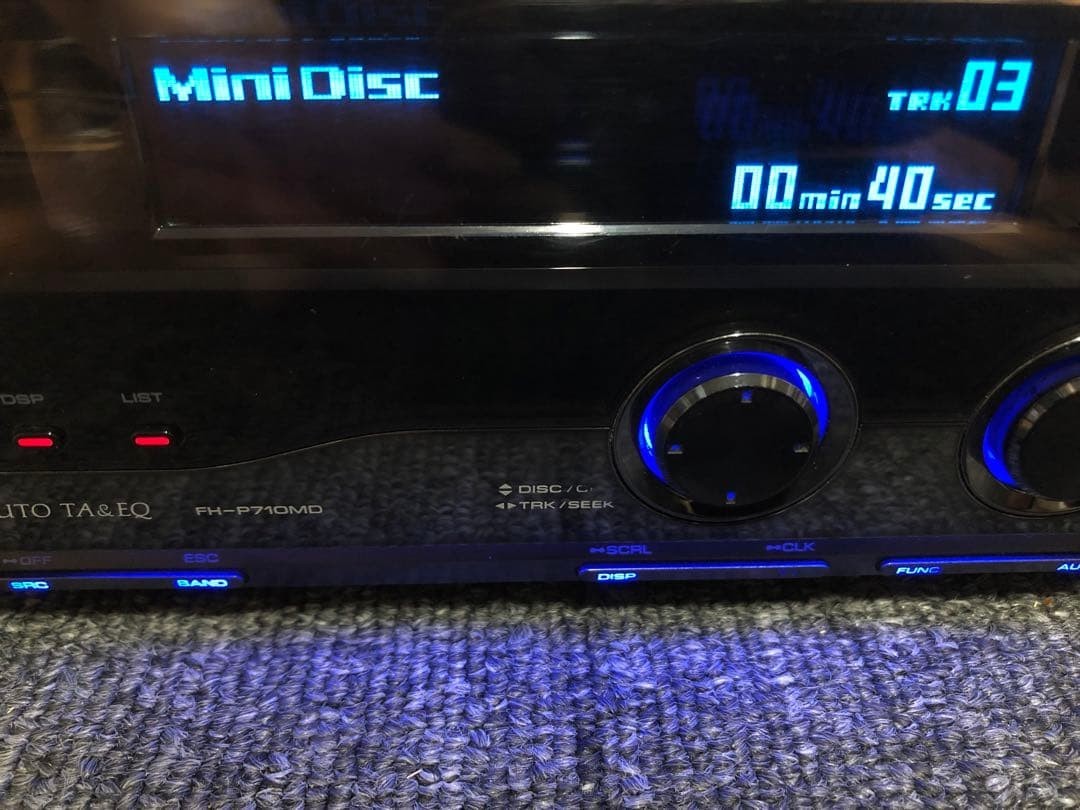 Pioneer Carrozzeria FH-P710MD 2DIN CD/MD DSP Car Audio BT Ready (No Bluetooth)